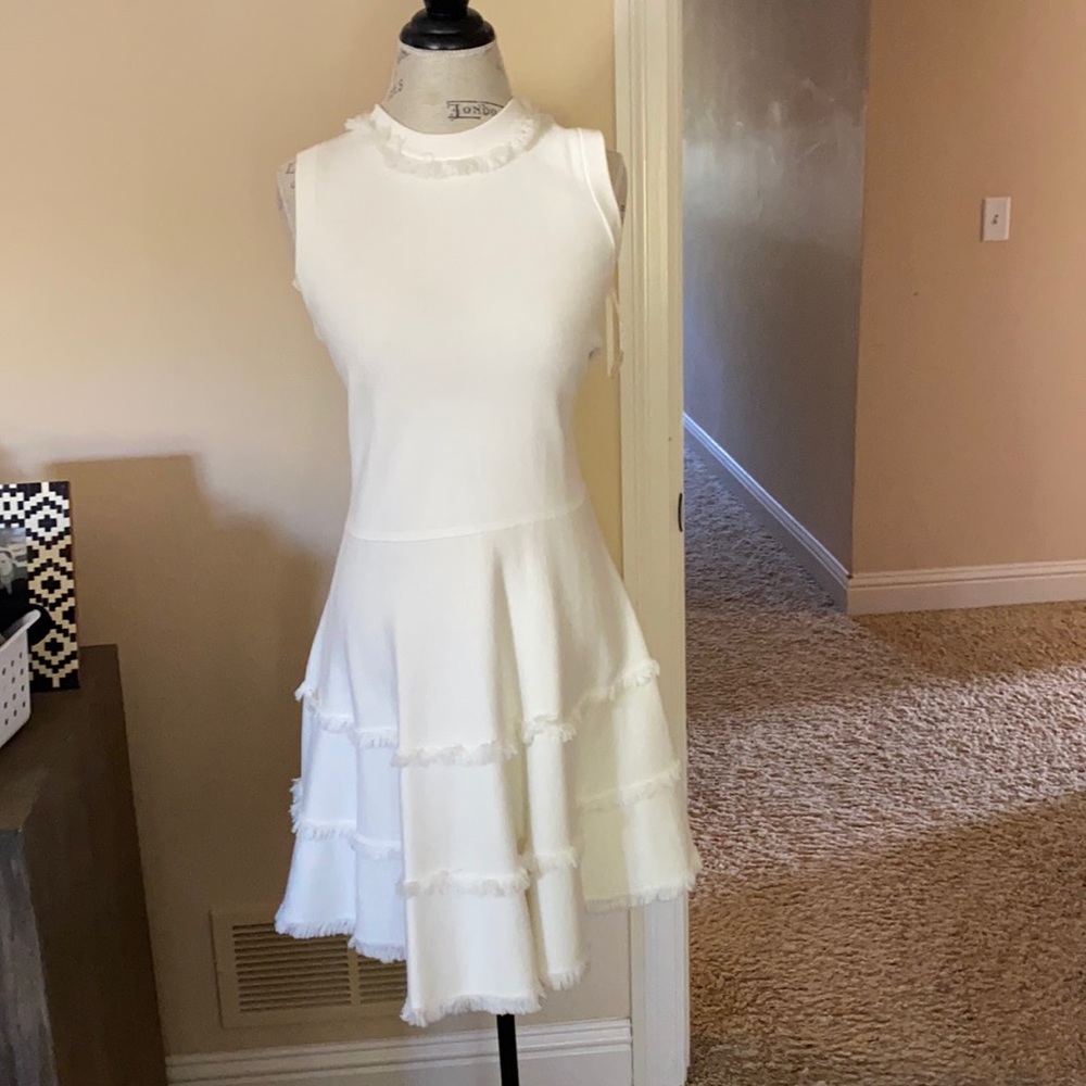 Kate Spade fringe sweater dress